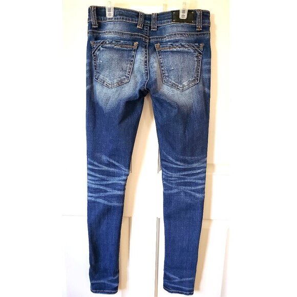 BUCKLE BLACK Fit 53 Mid Rise Skinny Fit Jeans 25x32 - Picture 3 of 16